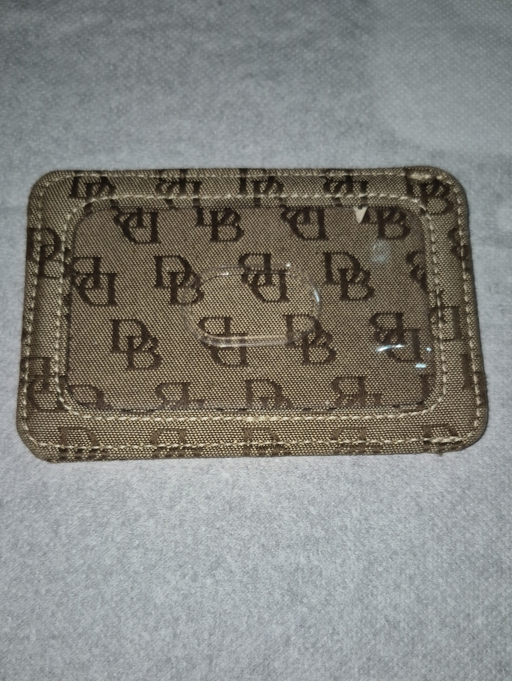 Dooney & Bourke Brown Monogram Card Sleeve